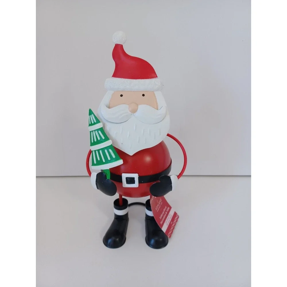NWT Santa Christmas Holiday Metal‎ TableTop Decor Ashland